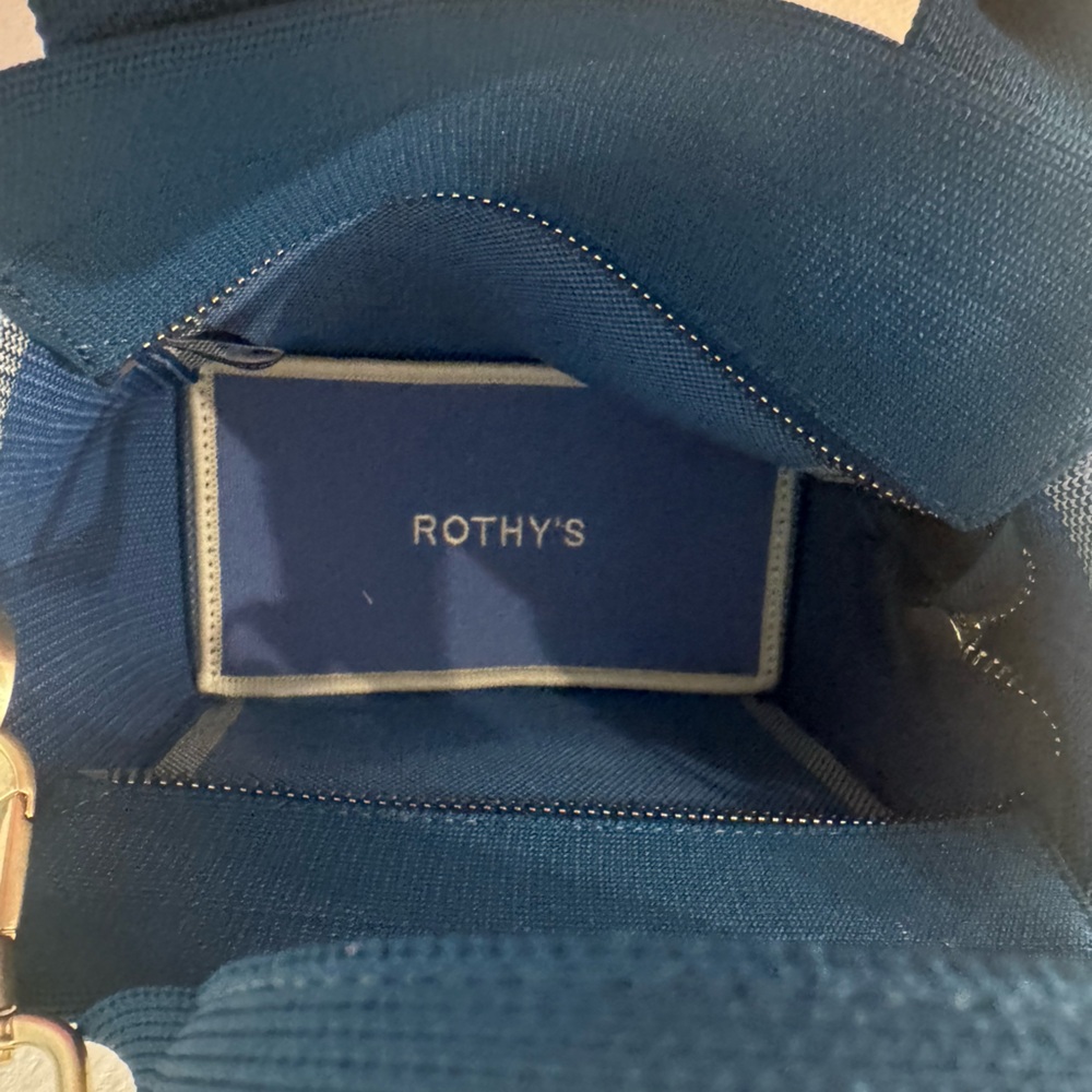 Rothy's Blue and White Mini Bag - Picture 3 of 3